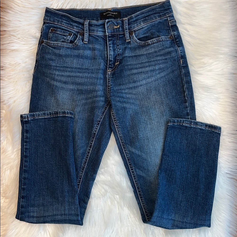 Banana Republic Girlfriend Jeans Petite 25/0 - Picture 3 of 12